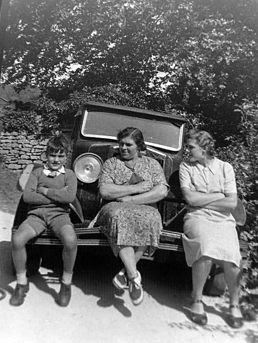 Mrs Hemmings with John and Margery