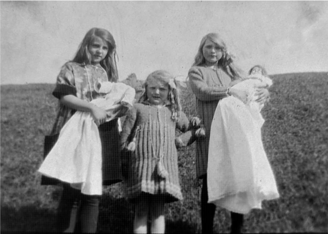 Girls with dolls